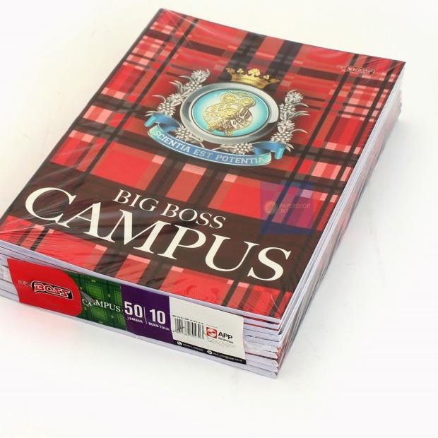 

Special PACK BUKU TULIS BIG BOSS CAMPUS 50 LEMBAR ✓