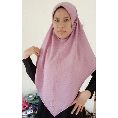 HIJAB/JILBAB BERGO NO PAD TALI TAMBANG JERSEY MARIMAR ORI DOI