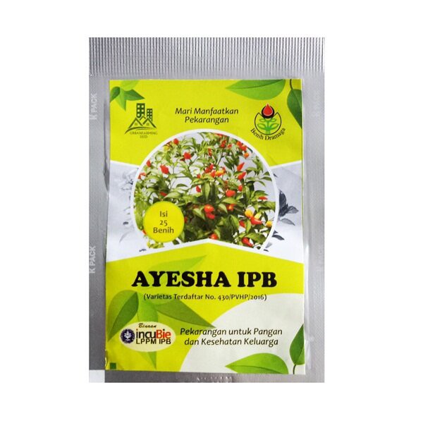 Benih Bibit Cabe Hias Ayesha IPB 25 Biji Tanaman Cabai Unik Pelangi