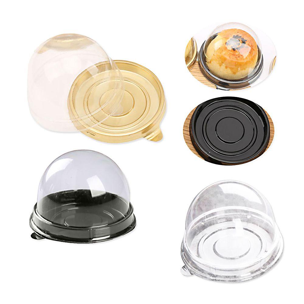 Chookyy 50Sets Mini Bulat Moon Cake Hot Pesta Pernikahan Natal Mooncake Kotak