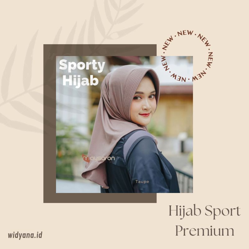 HIJAB SPORT STANDAR MAYSARON (BEST SELLER)