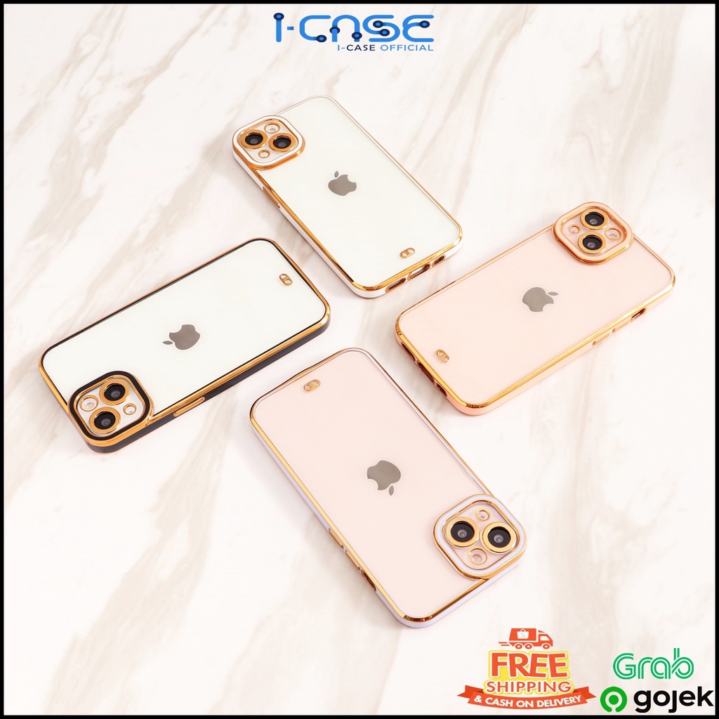 Electroplating Soft Case Full Cover iPhone 11 12 13 MINI PRO MAX Lens Cover