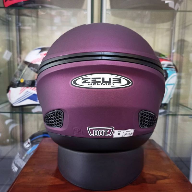 HELM ZEUS 610 PURPLE MATT ORIGINAL HELM TOURING ZEUS ZS 610 HELM ZEUS UNGU HELM ZEUS LILAC HELM CEWE-3