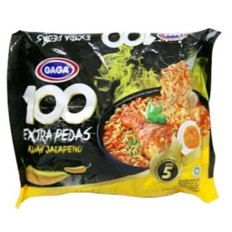 

gaga 100 extra pedas kuah jalapeno