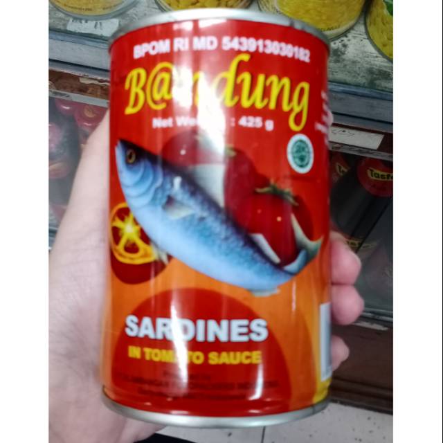 

Sarden Bandung saus tomat 425gr