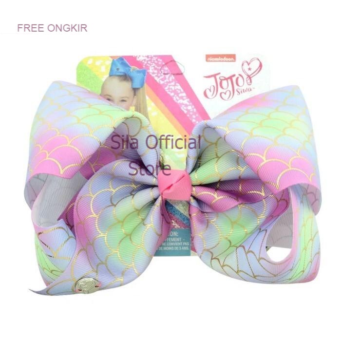 

Ready Jojobow 6 Motif Hologram Cute/Pita Jojosiwa 6 Motif 8inch Import