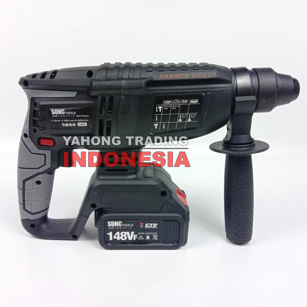 SUNC Tools Hammer Drill Mesin Bor Bobok Beton Impact Hammer