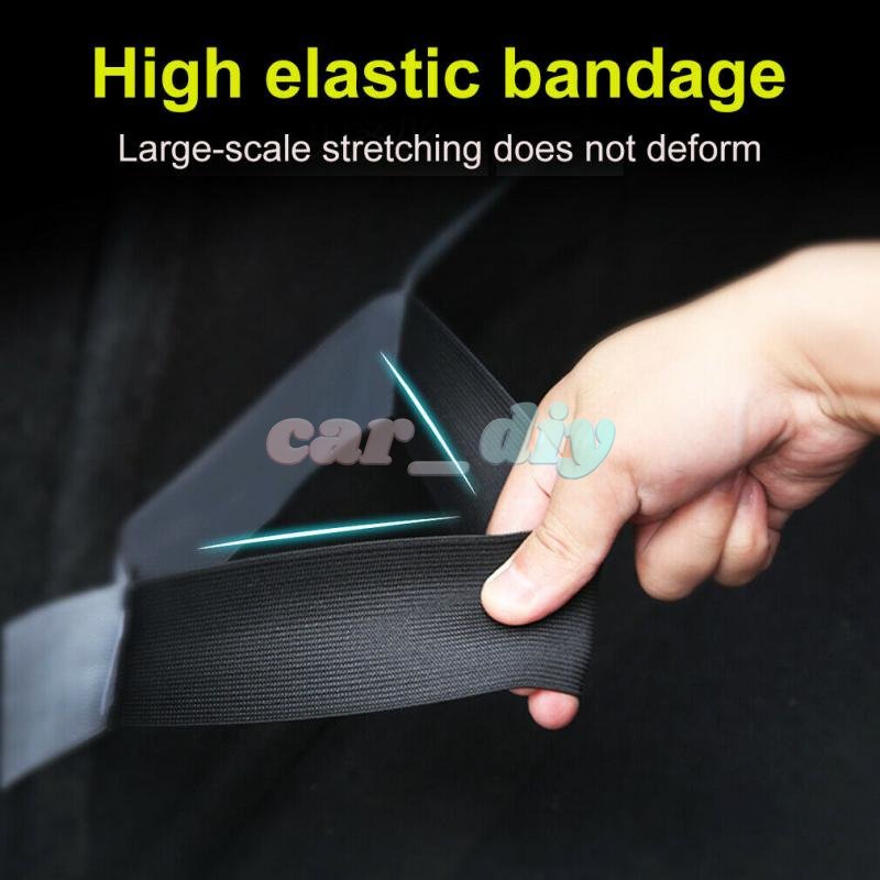 Tali Strap Elastis Multifungsi Untuk Penyimpanan Barang Bawaan Bagasi Mobil