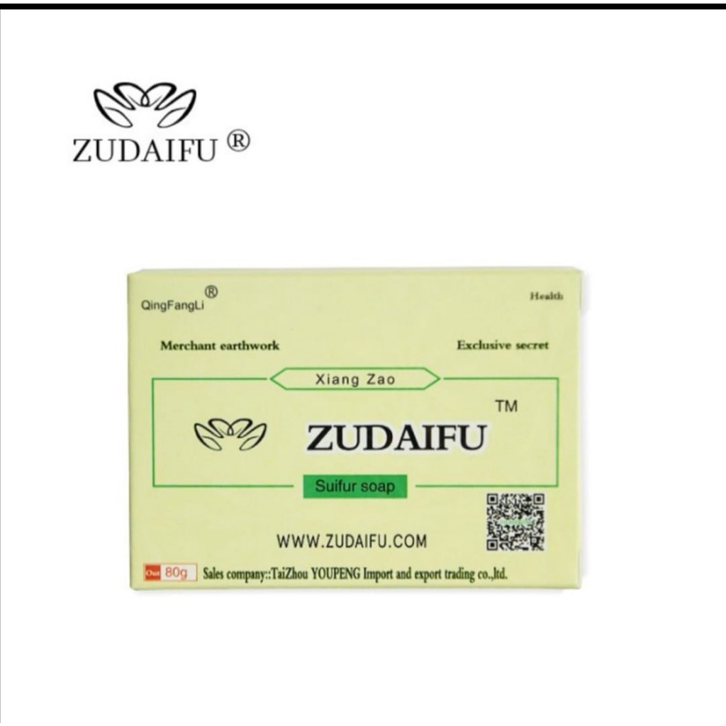 Sabun Salep Zudaifu Sulfur Kulit Gatal Gatel Jerawat Bakteri Eksim Yiganerjing-Sabun-80 Gram