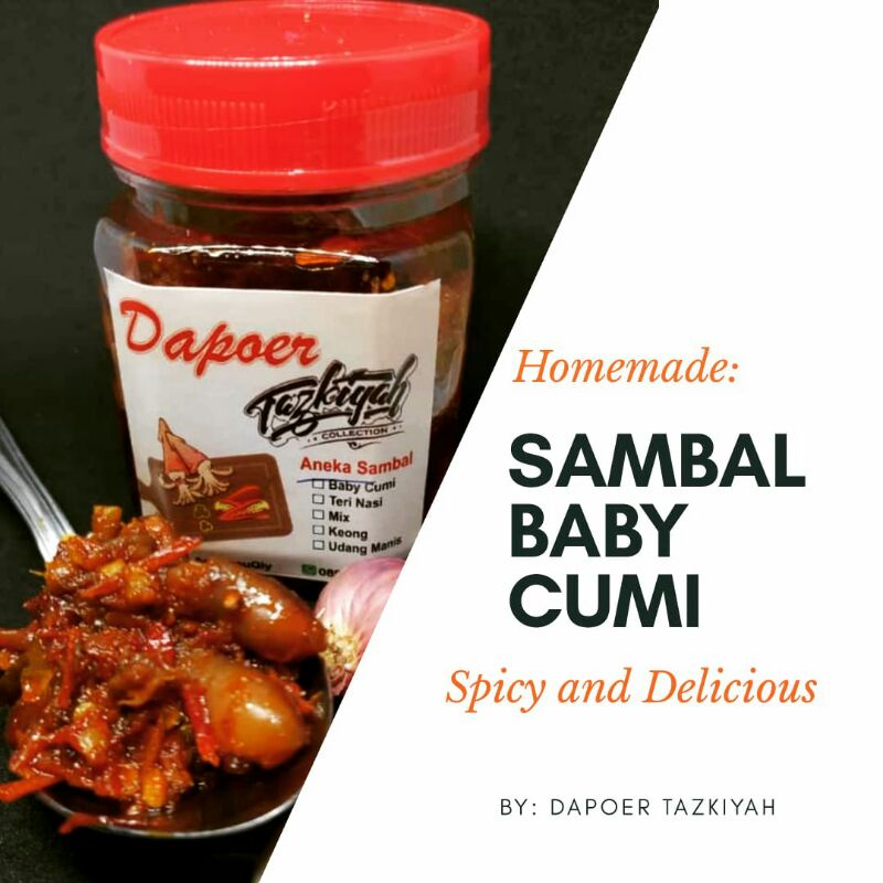 

sambal baby cumi dan terinasi