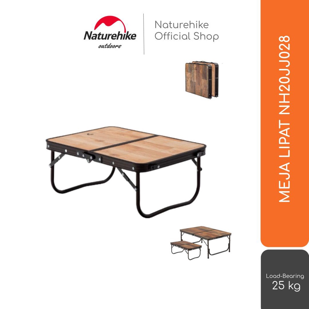 Naturehike Meja Lipat Nh20Jj028 Portable Camping Outdoor Piknik Bbq