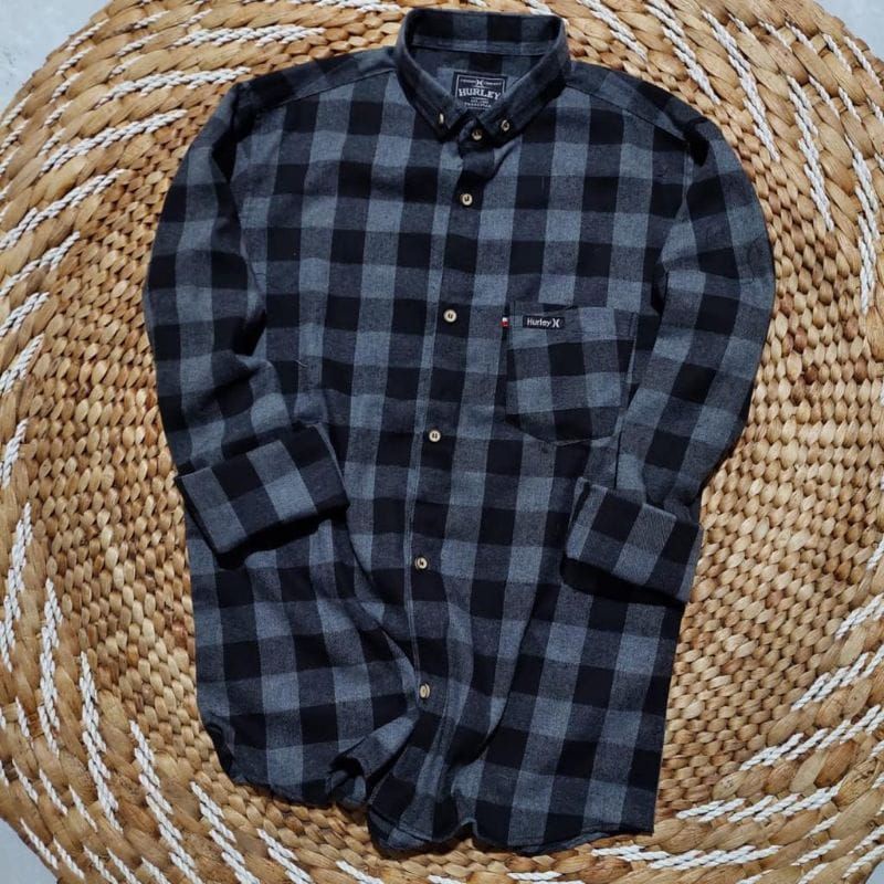 Kemeja Flanel Pria Kualitas Premium Lengan Panjang Size M - XL Unisex Exklusif (Distro) Flanel Super-Caturabu