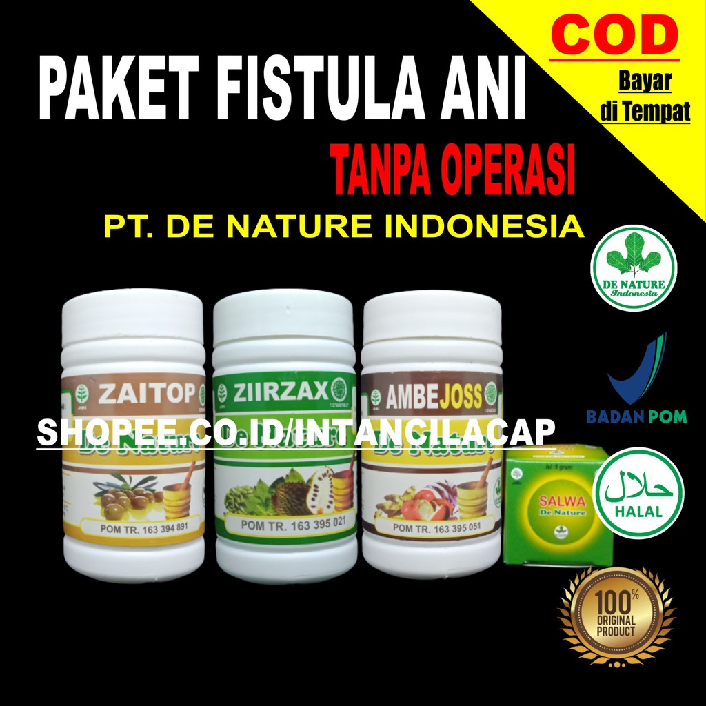 Obat Fistula Ani /Fistula Perianal /Anus Bernanah AMPUH De Nature