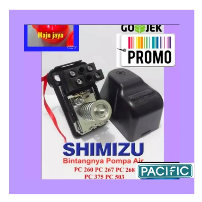 OTOMATIS SHIMIZU POMPA AIR PRESSURE SWITCH ITALTECNICA JETPUMP PM 5
