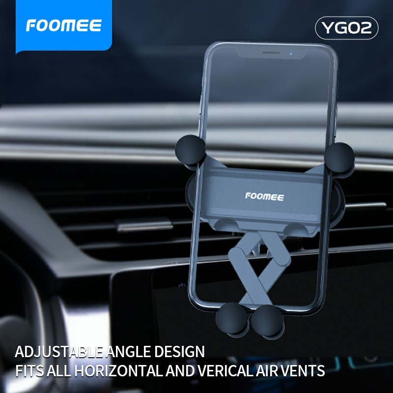 Car Holder AC Foomee YG02 Car Mount Holder Auto Lock Bracket Stand