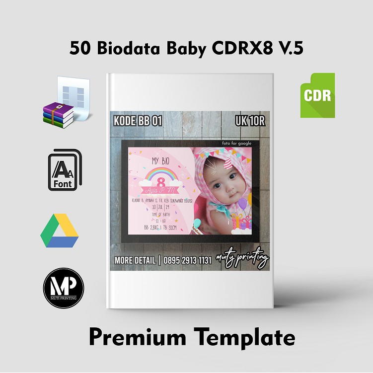 50 Biodata Baby Cdr Only x8 V.5