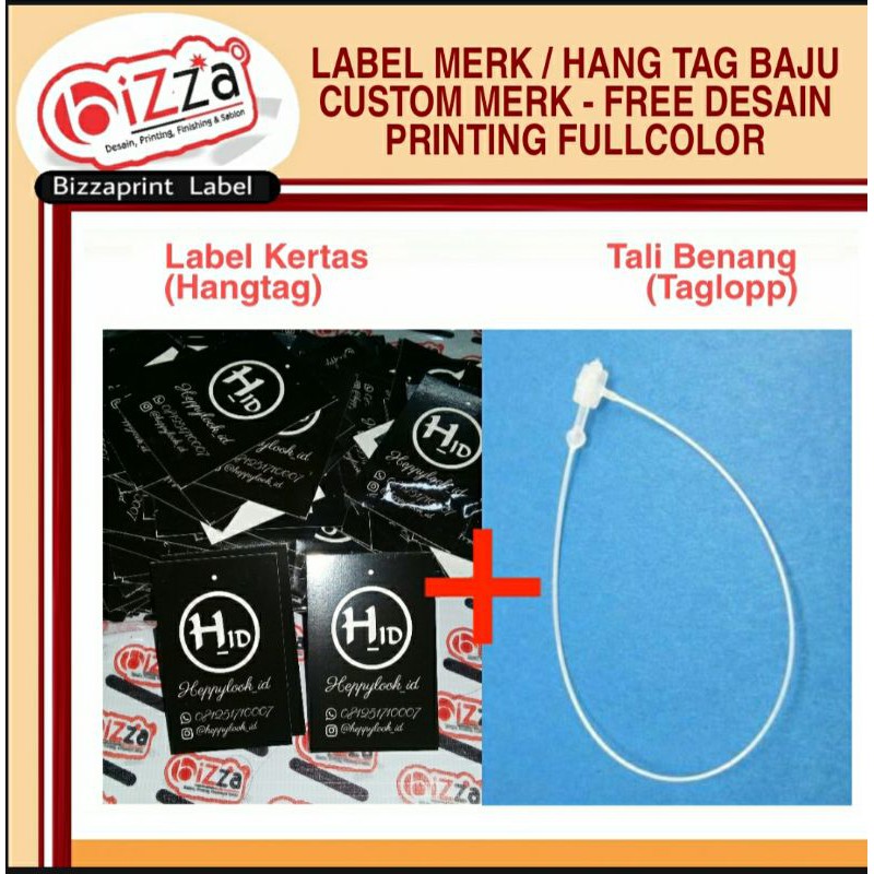 

Label Kertas Hangtag & Tag Loops Pin / Lock Pin / String Pin / Tali Pengait Label Hangtag