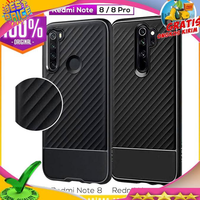 NEW PRODUK CASE REDMI NOTE 8 PRO SPIGEN CORE ARMOR SOFTCASE ANTI SLIP CASING - NOTE 8 COD