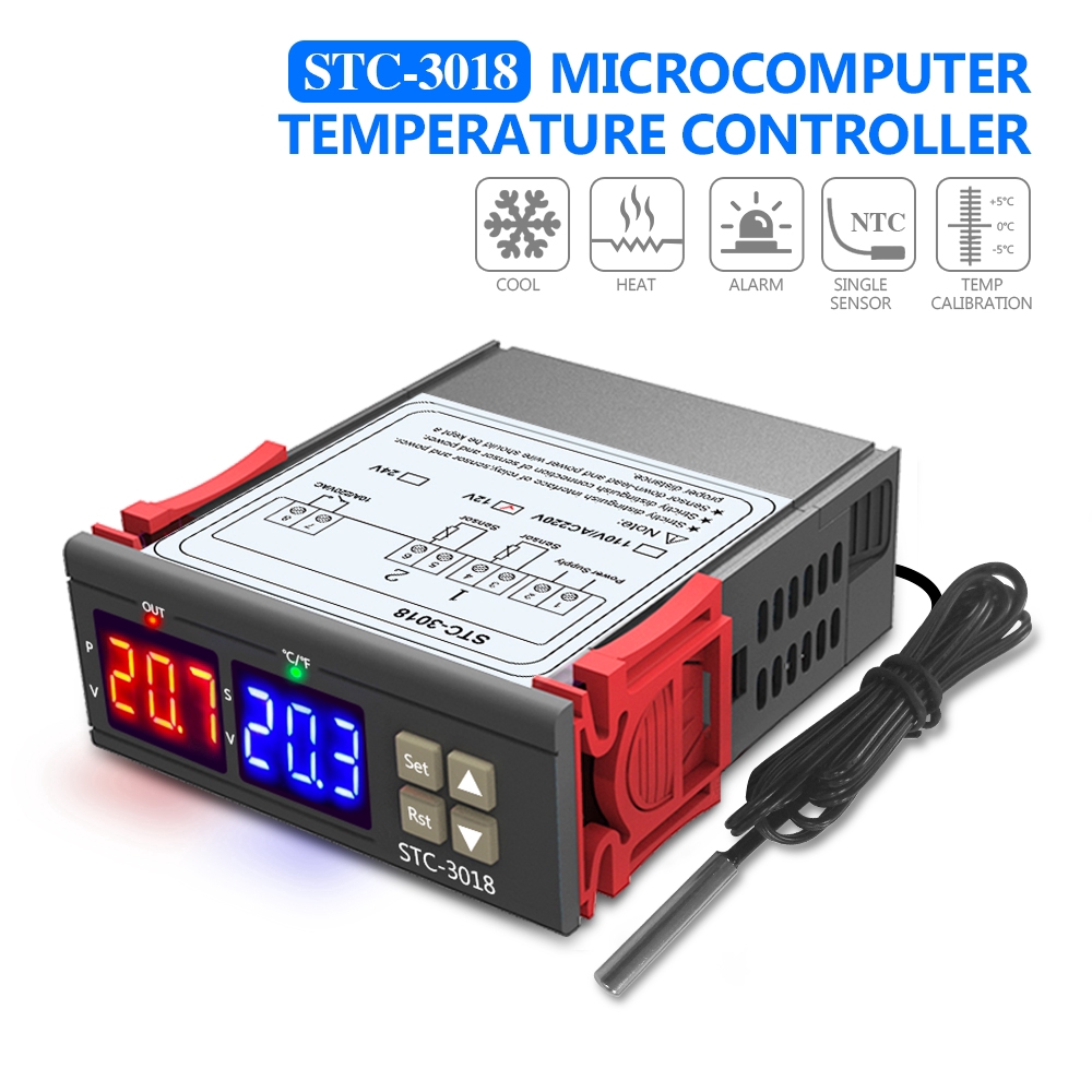 12V/24V/110V/220V STC-1000 Digital Temperature CoHNY 