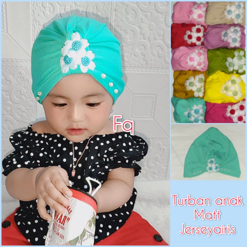 {COD TERMURAH} CIPUT TURBAN BAYI ANAK MOTIF BUNGA