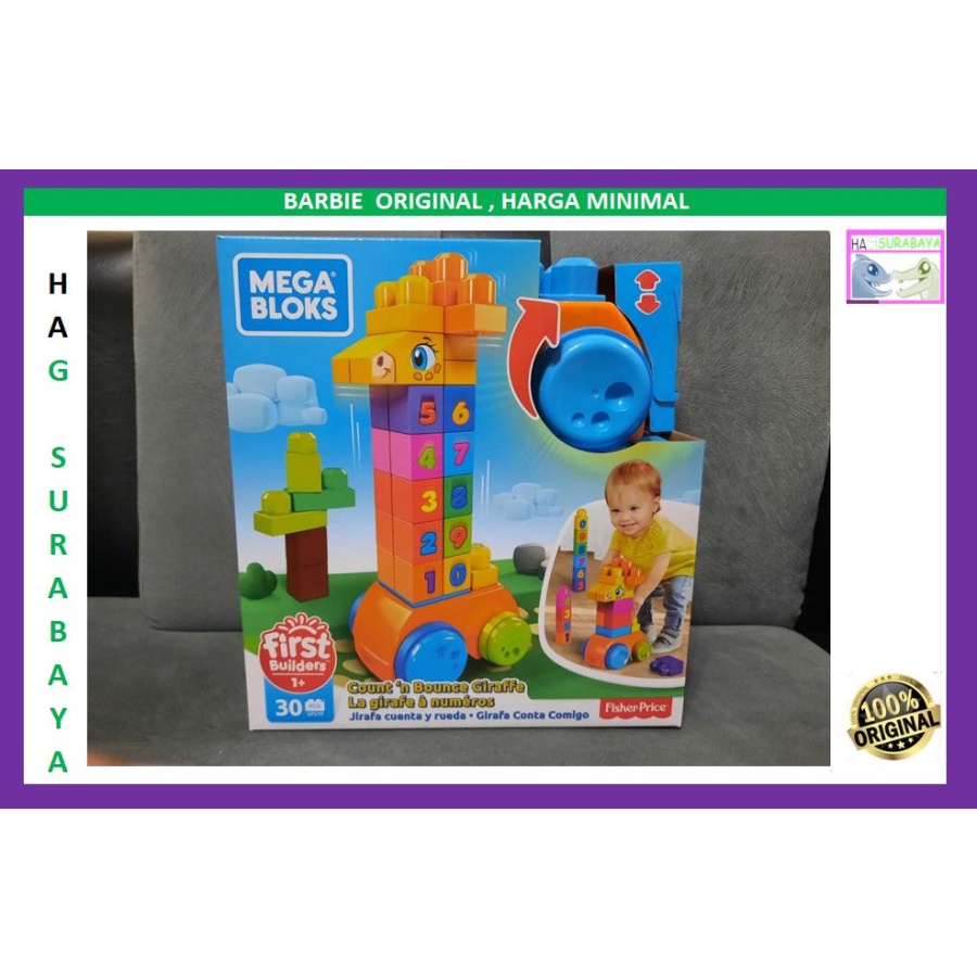 Megablock Counting Original Mattel TERMURAH