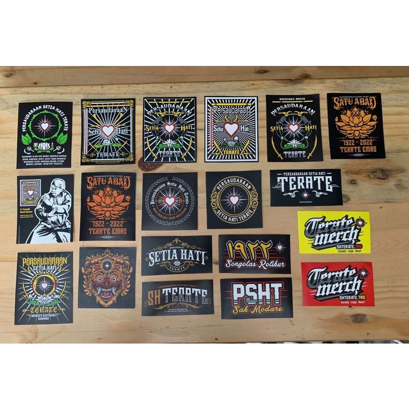 

STIKER PSHT / STIKER PSHT MURAH/STIKER TIMBUL (minim order 5 pcs)