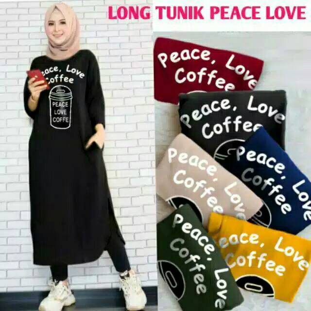 Tunik Peace Love (Ld 110 P 115)