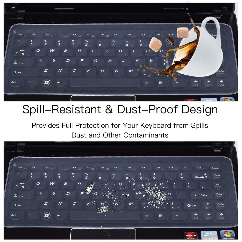 10.0/12.0/14.0/15.0 inch Universal Silicone Keyboard Protector cover for laptop