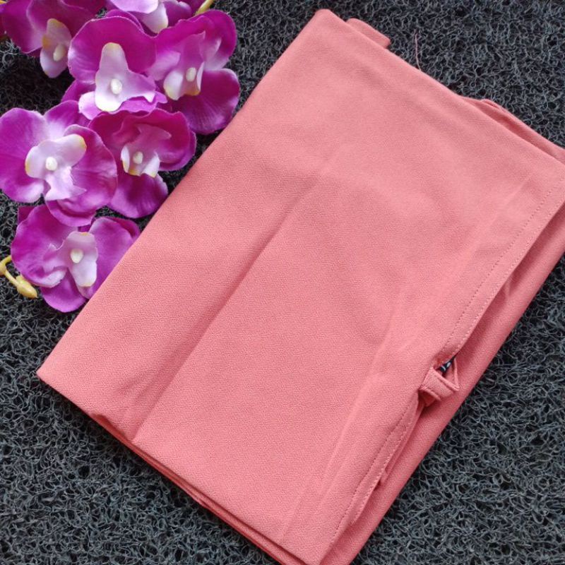 ( ORIGINAL ALDHANS 022) BERGO SHAFA AL-DHANS HIJAB | JILBAB INSTAN | KERUDUNG KEKINIAN | KHIMAR CANTIK-Teracota