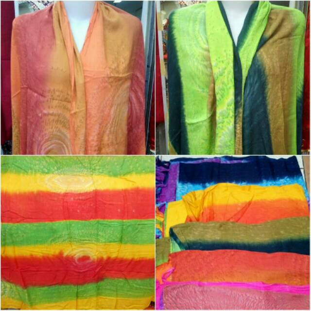 TERBARU Kain Pantai Bali Motif Pasir Sinaran Warna Pelangi