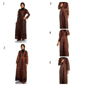 Gamis Muslim Batik I Busana Muslim Wanita Gamis Batik Sogana