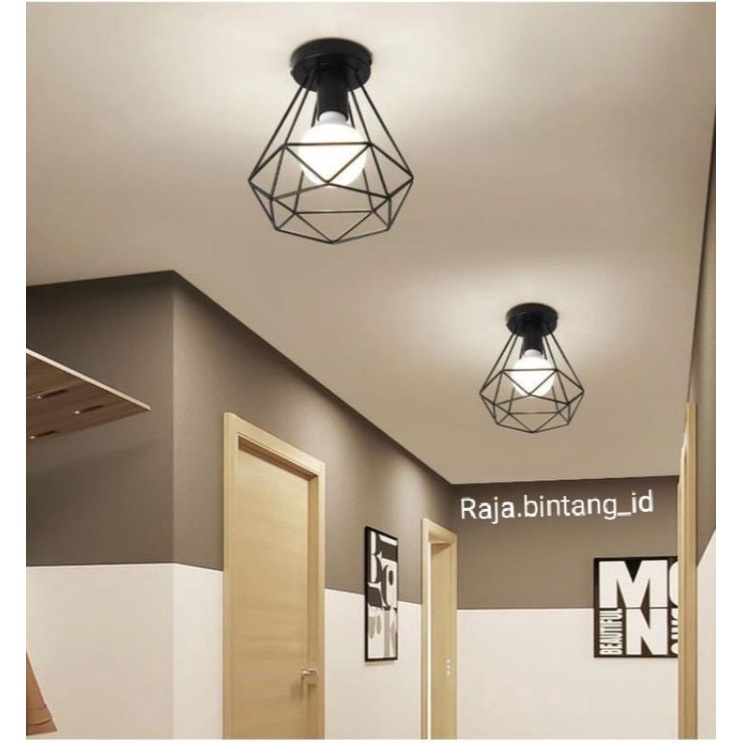 Jual Lampu Plafon Ruang Tamu Lampu Hias Minimalis Vintage Modern Plafon