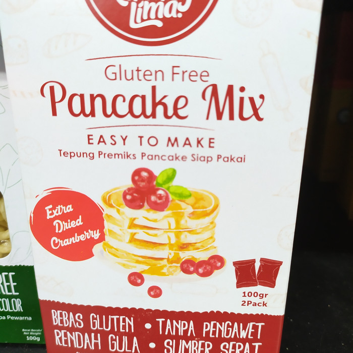 

LADANGLIMA Pancake Mix Extra Dried Cranberry Gluten Free 220gram