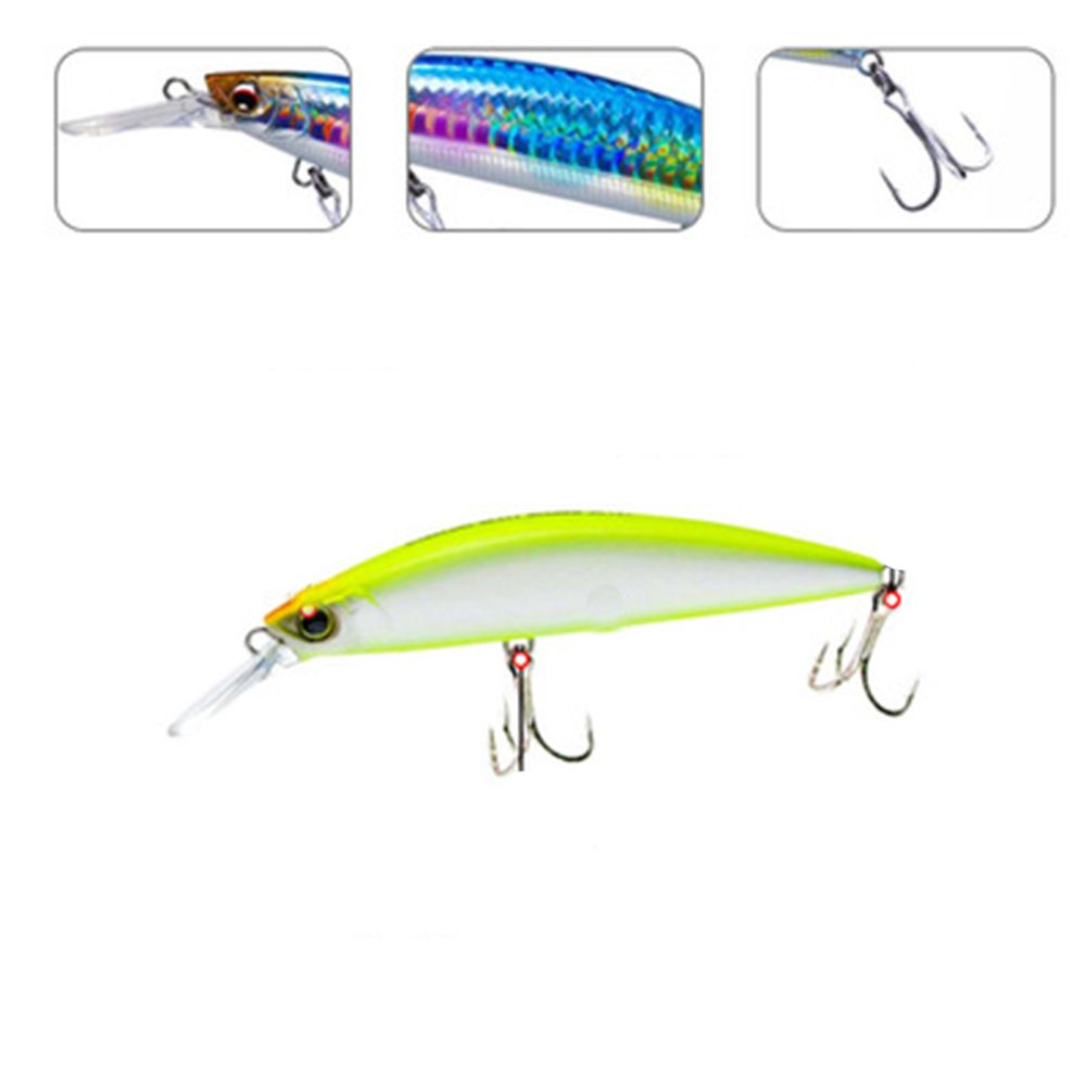 TOP 27g/90mm 37g/110mm Fish Hooks Pesca Issen Long Casting Lure Minnow Baits Crankbaits Sinking Stream Bait Striped bass Multicolor Minnow Lures