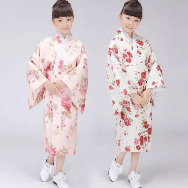 Yukata Kimono Anak Perempuan CosplayJepang