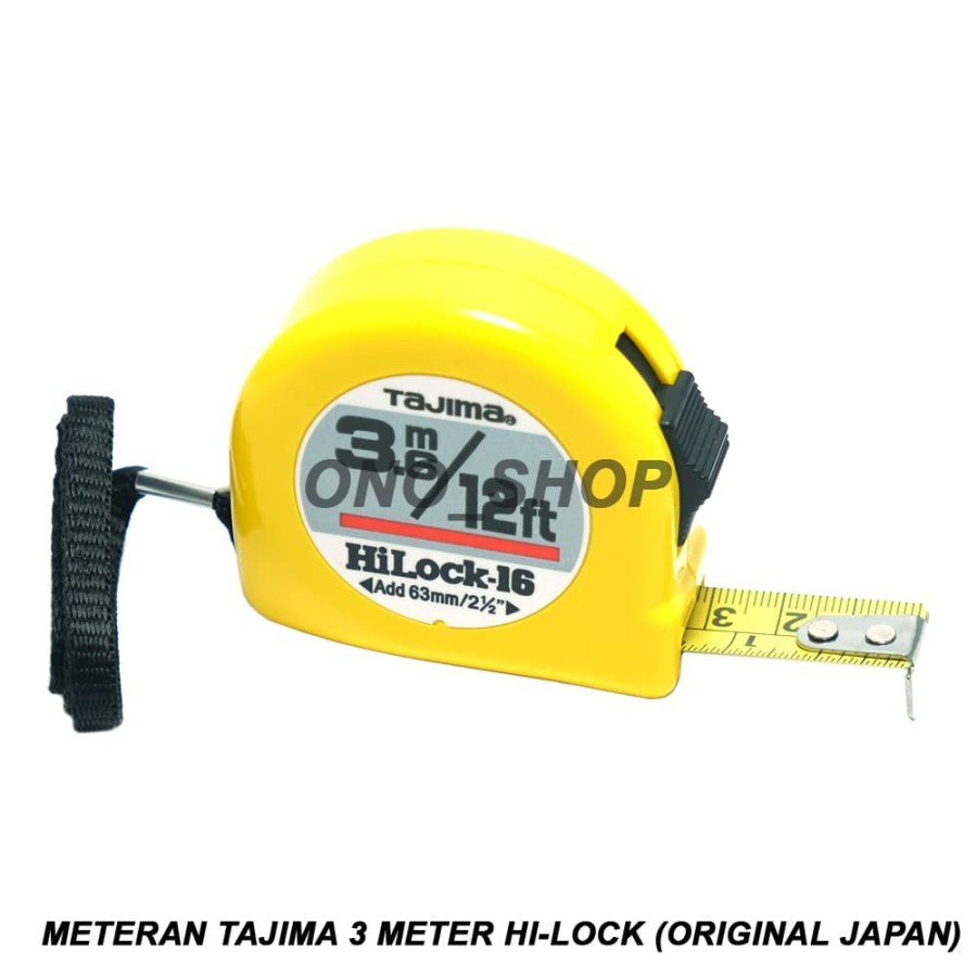 Hi-Lock (Original Japan) - Meteran Tajima 3 Meter