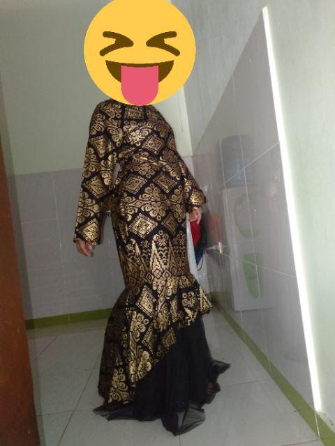 Couple Pinilih Mermaid Tille Brokat Couple Batik