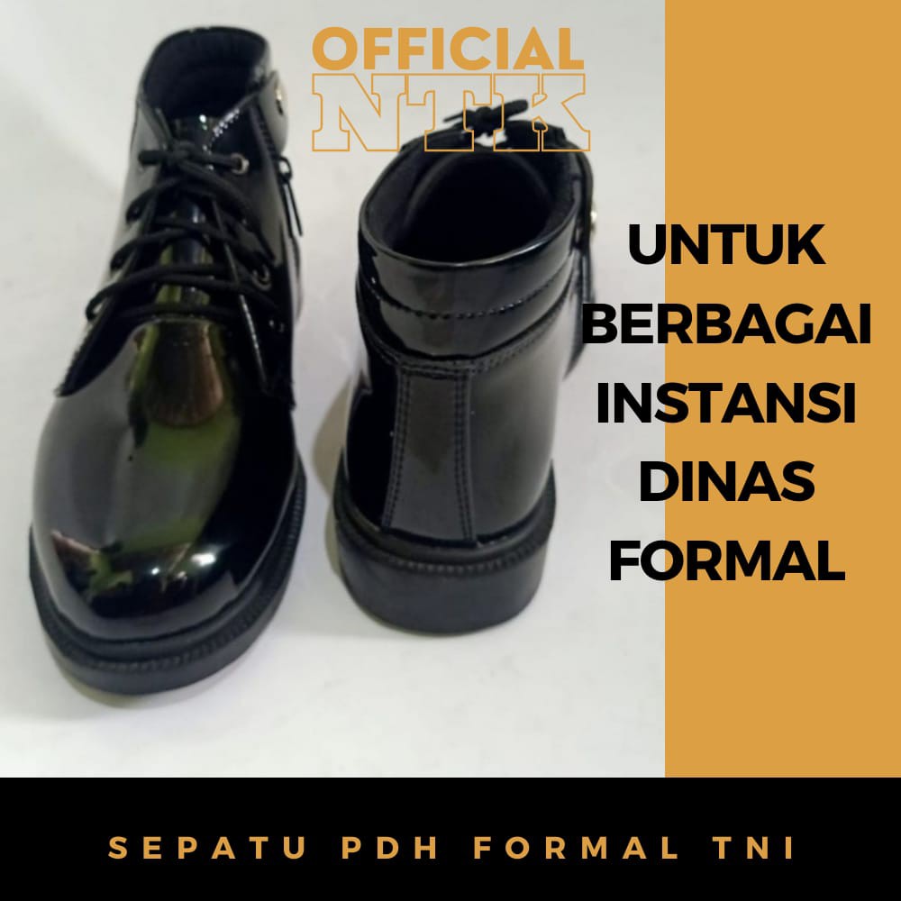 Sepatu Dinas Kantoran Pdh Formal Mengkilap - DT03