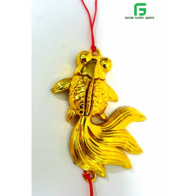 HIASAN IMLEK MURAH IKAN EMAS GOLD DEKORASI POHON MEIHWA PREMIUM GARLAND IMLEK MURAH GROSIR