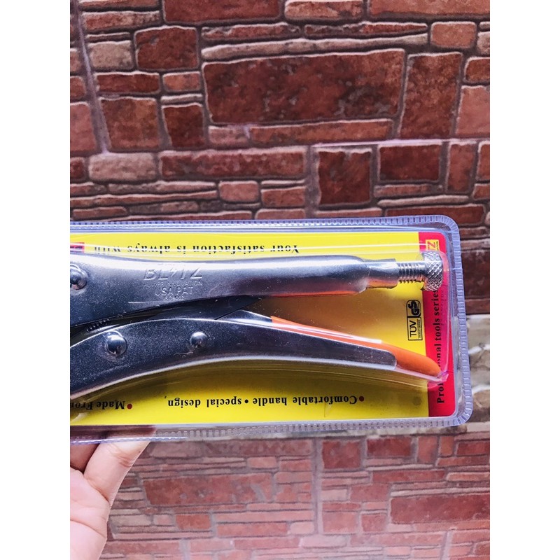 Tang Buaya BLITZ 10” Locking Pliers Vice Grip Tang Jepit 10” (Gagang polos)