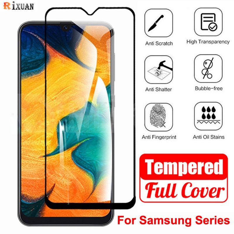 Tempered Glass 9d Pelindung Layar Samsung A03S A13 A03 Core A22 4g A32 A02S A12 A52 A72 A52S A10S A20S A30S A50S A30 A50 A70 J3 Pro M11 A71