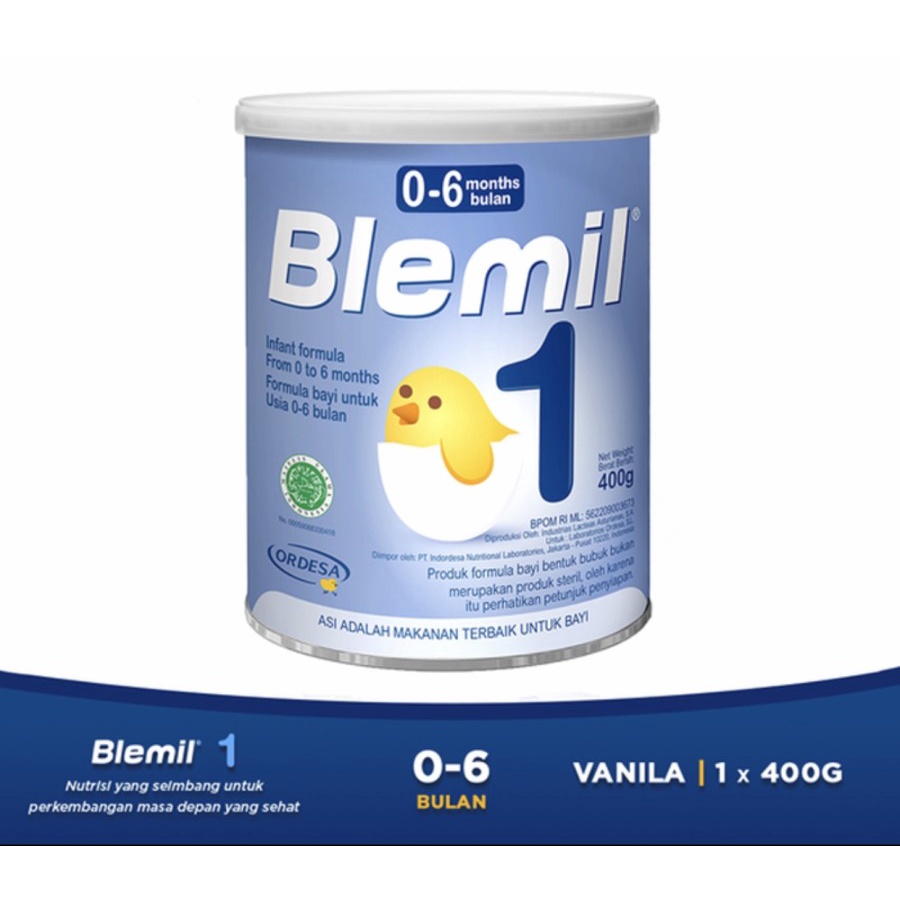 

Blemil 1 Susu Anak (0-6 Bulan) - 400gr Surabaya