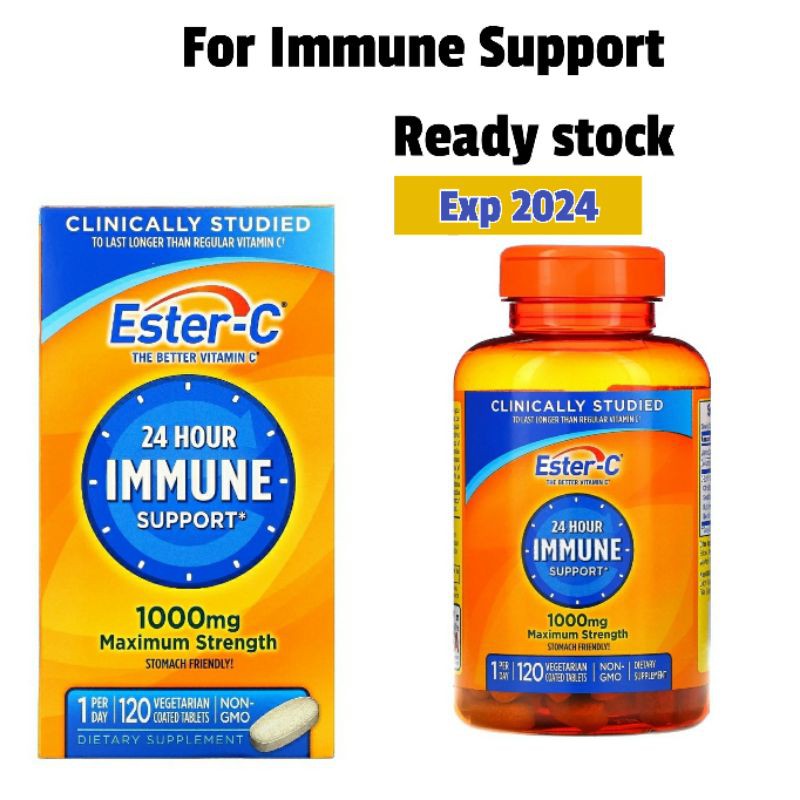 Jual Ester C Immune Support Product USA Original isi 120 tablet Exp 10 ...