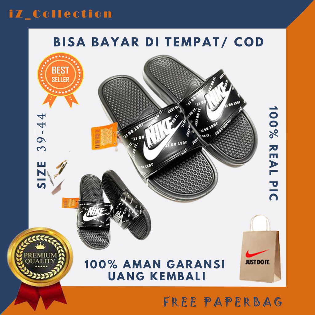 Sandal | Sendal Slide Selop Slop on Karet Nike Pria Wanita | C15