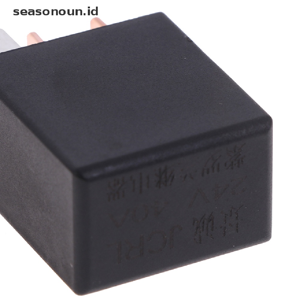 【seasonoun】 DC 12V 24V 40A Rated Current 1NO 1NC SPDT 4/5 Pins Car Automotive Alarm Relay .