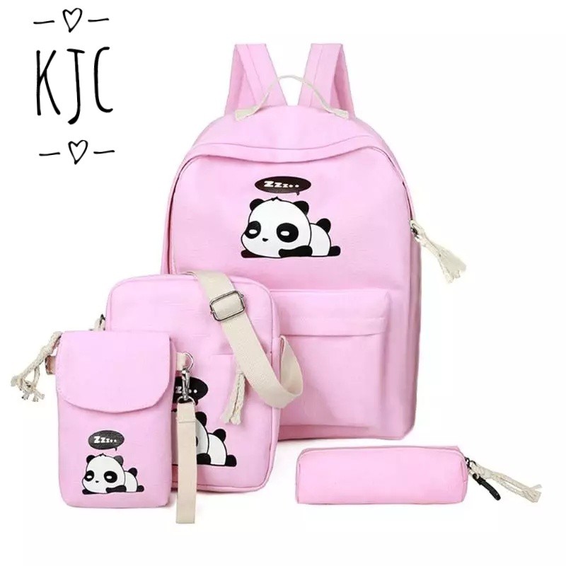 KIANJAYACOLLECTION89 - TAS RANSEL WANITA PANDA PALING MURAH!!!!!