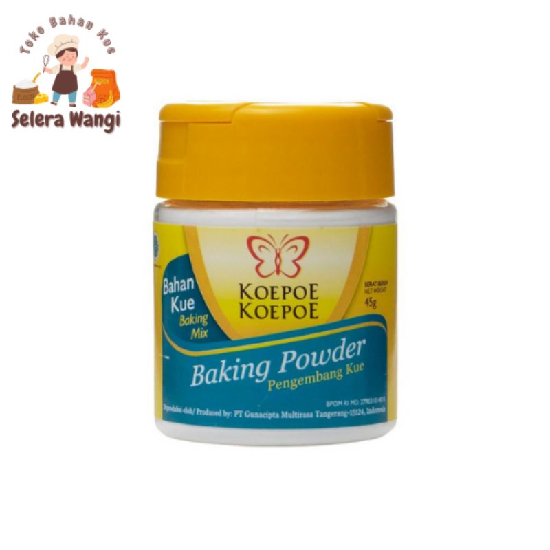 

KOEPOE - KOEPOE BAKING POWDER 45 Gr (Pengembang Kue)