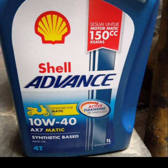 Oli Shell matic 10w-40 1 liter