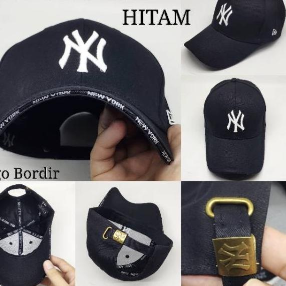 12.12 LR091 Topi Polos Fashion Snapback Converes Cewek B8W6 Topi NY New York MLB Pria Wanita Basebal