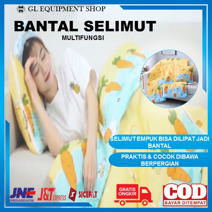 Balmut Bantal Selimut Dewasa Anak Murah Yang Bisa Jadi Bantal Bisa Jadi Selimut Tidur Halus 2 In 1